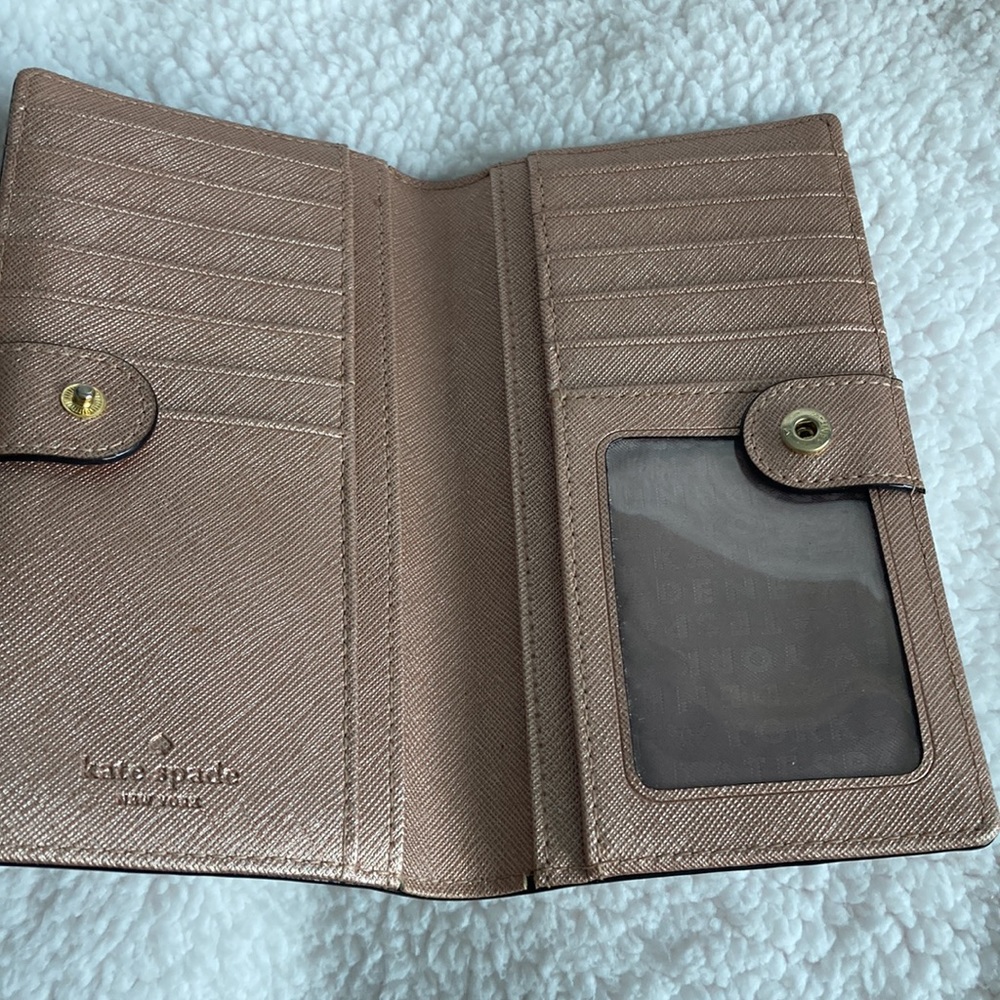 Kate Spade Gold Wallet - Picture 11 of 12